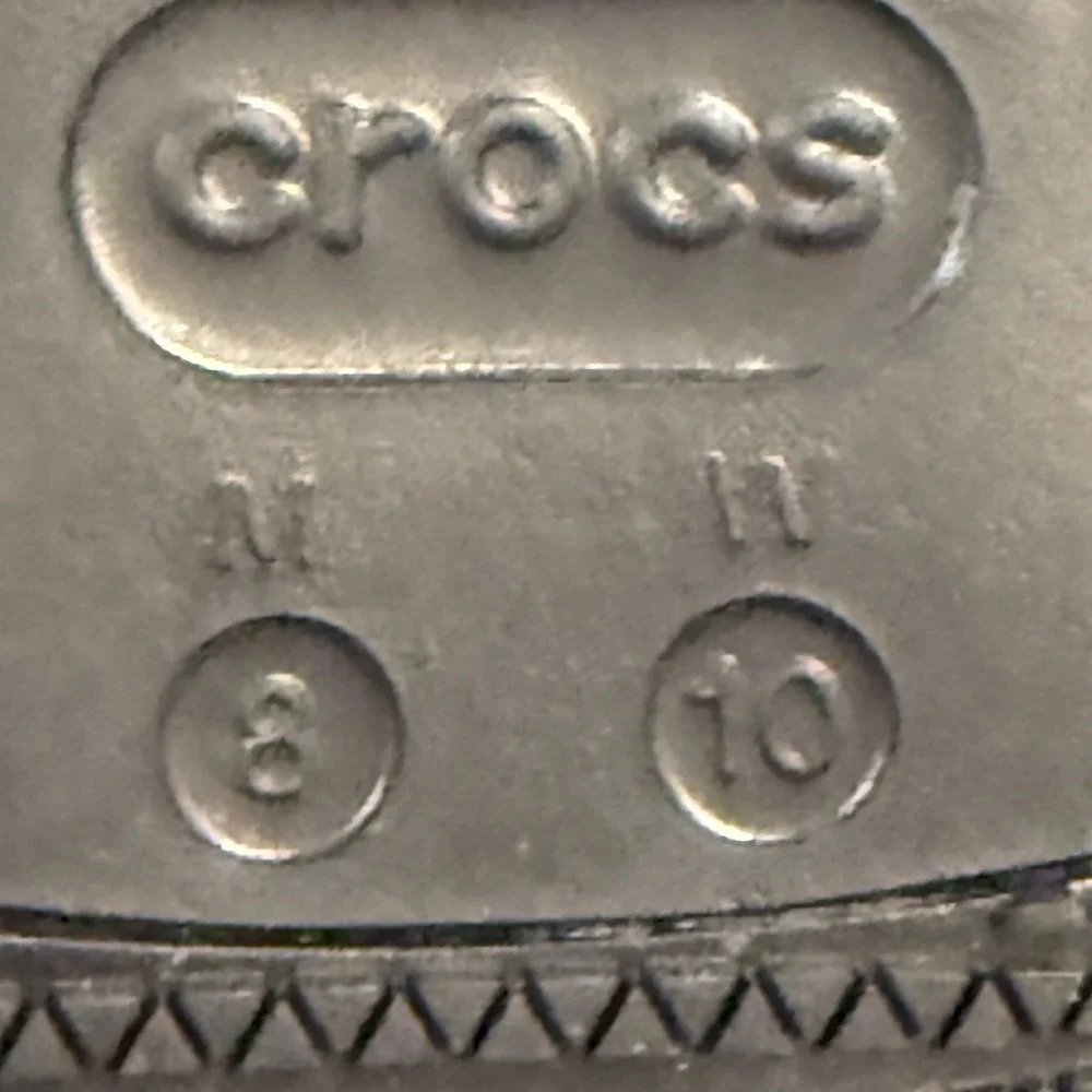 Crocs Classic All-Terrain Clogs Black Adjustable Strap Mens 8 Womens 10 206340